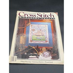 Cross Stitch & Country Crafts J/Feb 1989 22 Great Projects Inside Length 11In.